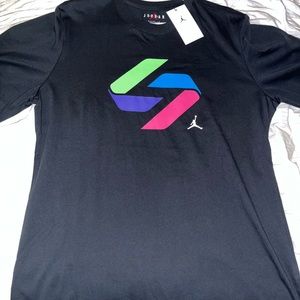 Luka Doncic Jordan Multi Color Logo Tee